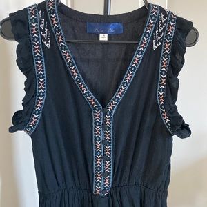 Boho black dress